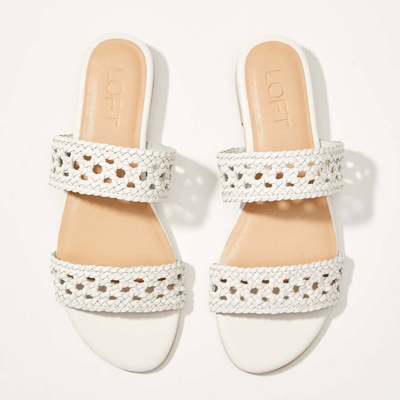 LOFT Woven Leather Sandals - Picture 3 of 3